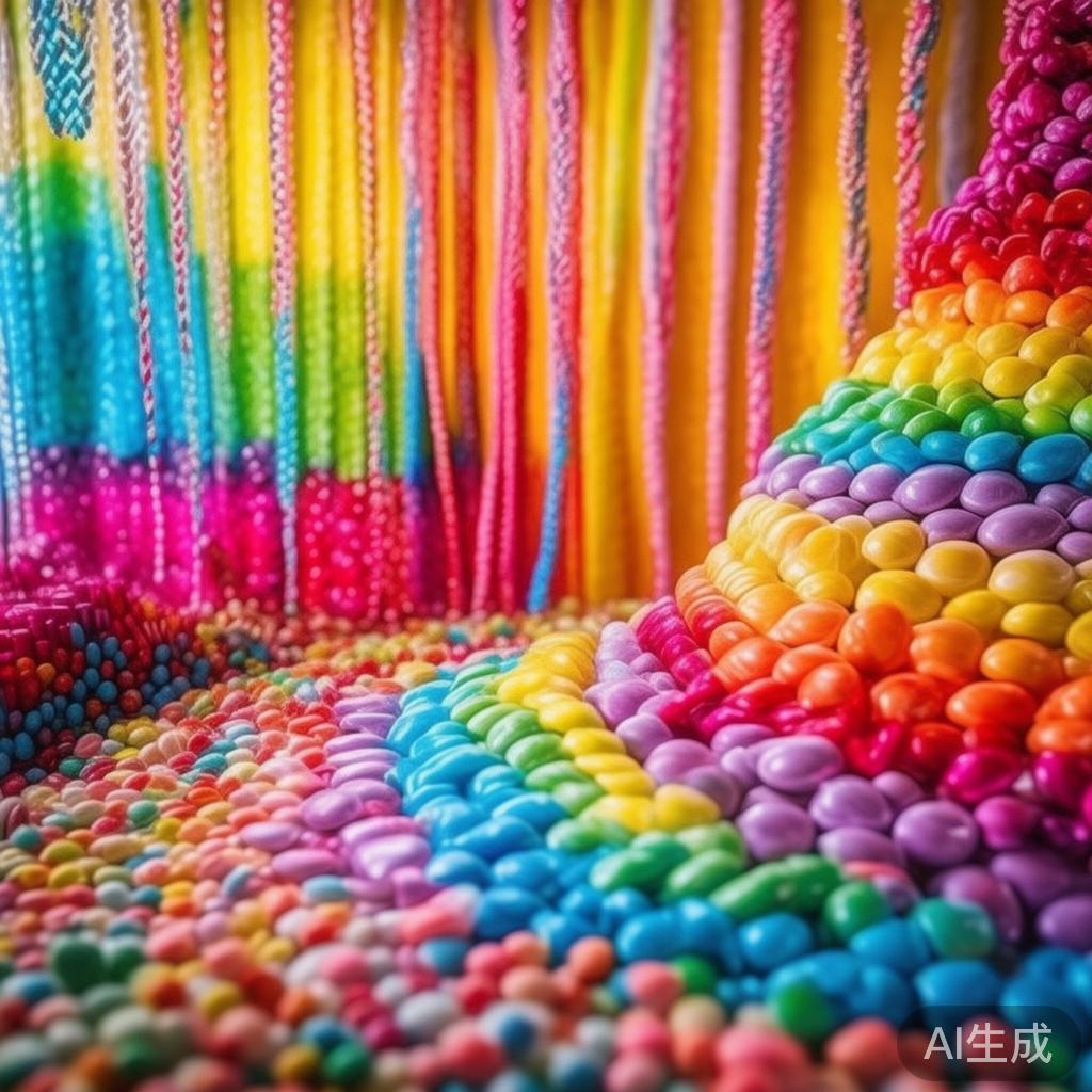 精彩纷呈的欢乐派对彩色糖果盛宴，让你童心尽情绽放