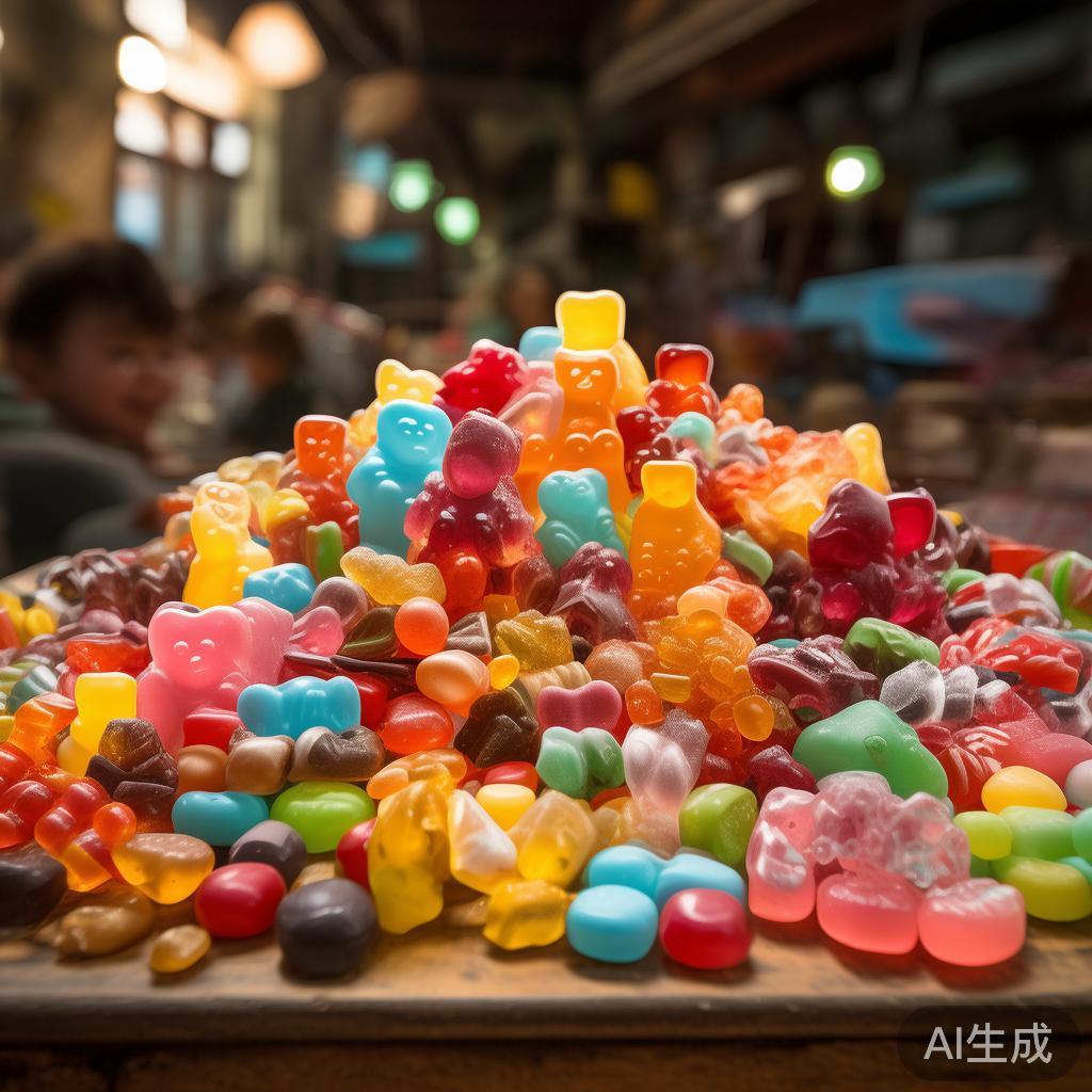糖果，作为童年不可或缺的元素，承担着唤醒记忆的神奇