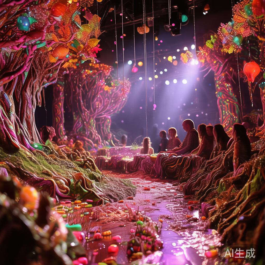 沉浸式剧院糖果派对带你开启奇幻童话梦境之旅 传统剧场以舞台表演为核心,观众的位置较为被动。而沉