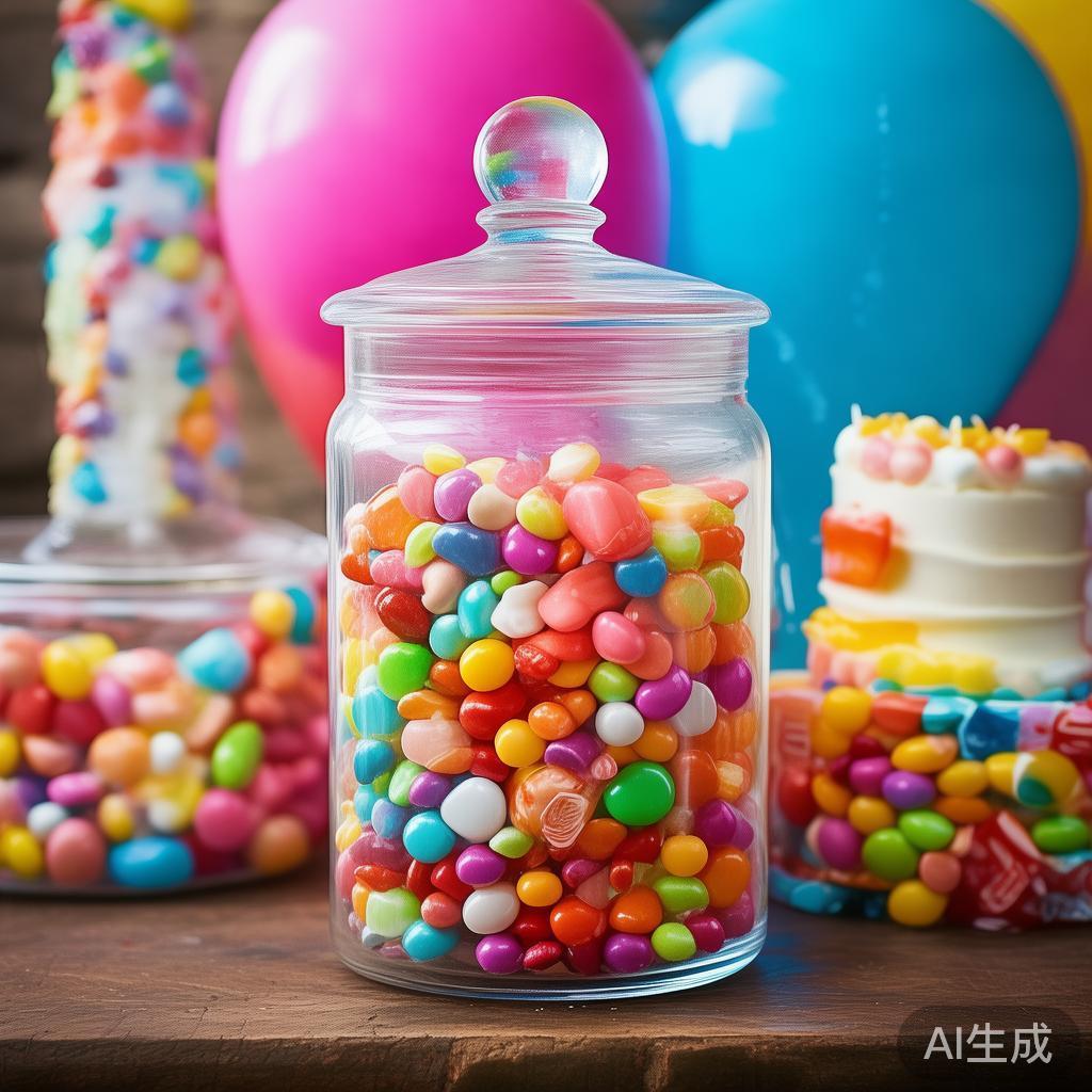 除了品尝，糖果还可以作为派对装饰的元素。可以将16