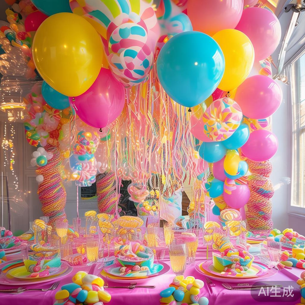 甜蜜狂欢:糖糖派对缤纷糖果盛宴尽情享受甜蜜时光 打造主题氛围——缤纷糖果的视觉盛宴
一个成功的糖