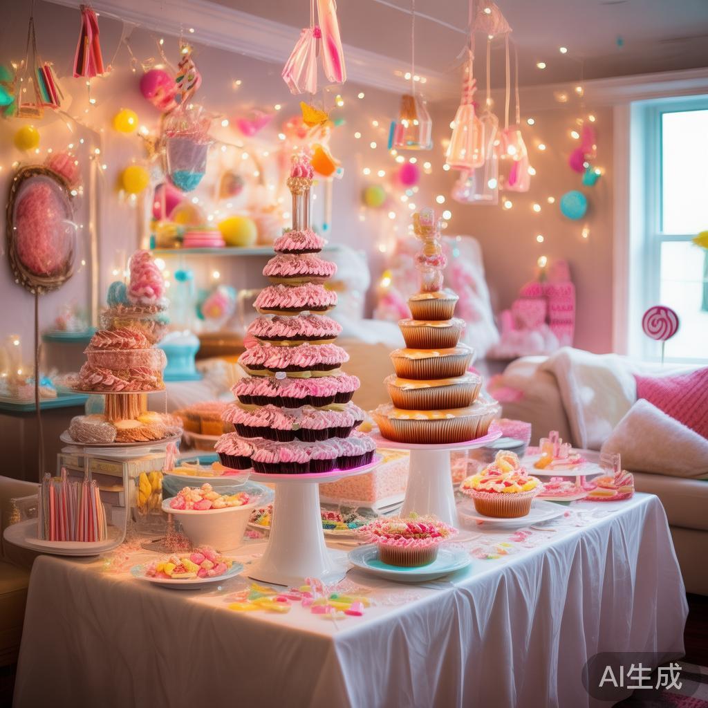 在家举办一场甜蜜糖果派对，是许多家庭和朋友聚会的理