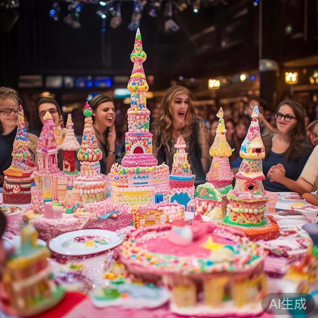 此次盛宴最令人期待的莫过于疯狂糖果挑战赛。参赛者需