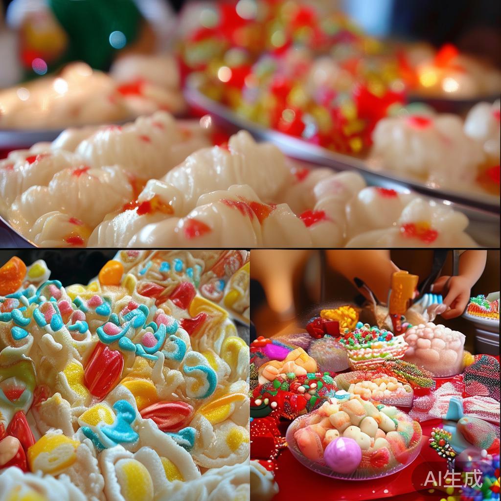 甜蜜汤圆糖果派对欢乐齐分享,共度温馨美好时光 分享本身就蕴含着关爱与温情,在糖果与汤圆的融合中尤