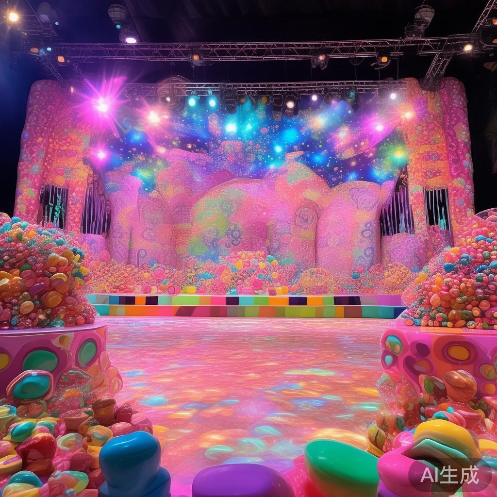 创意十足的糖果派对舞台设计与舞美布景全攻略